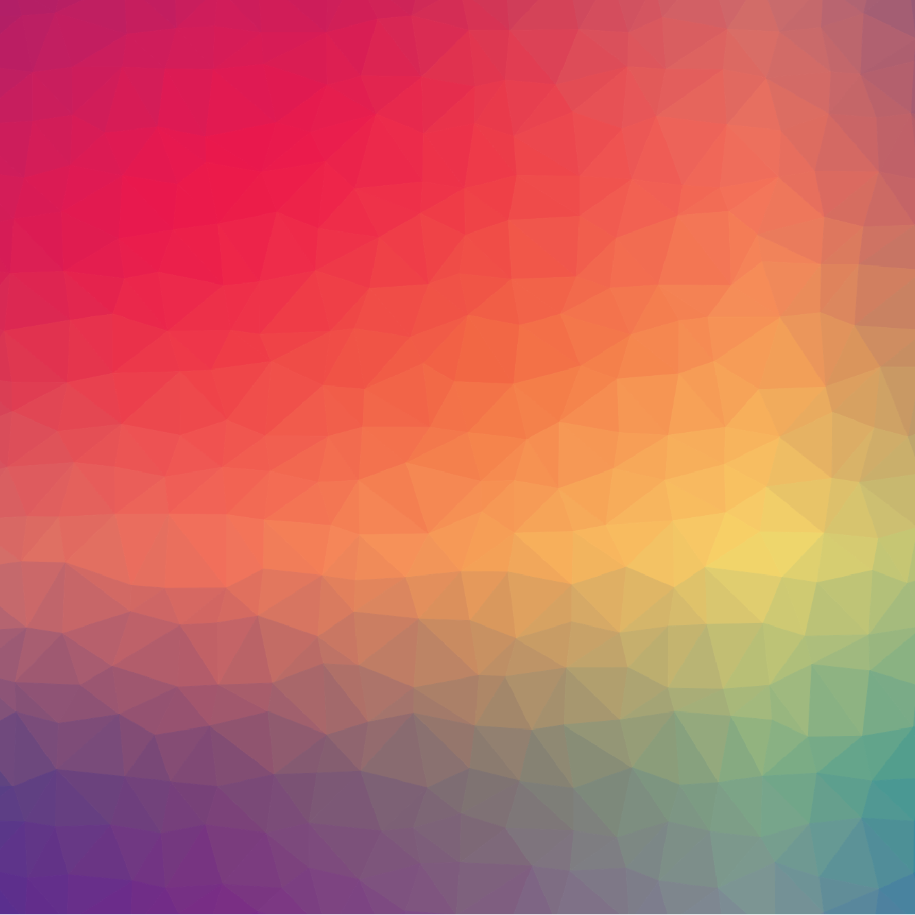 Soft rainbow gradient of colored light
